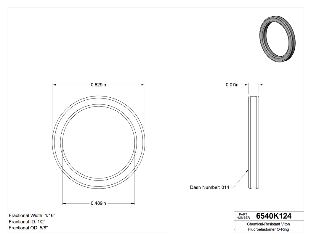 Technical drawing - 6540K124